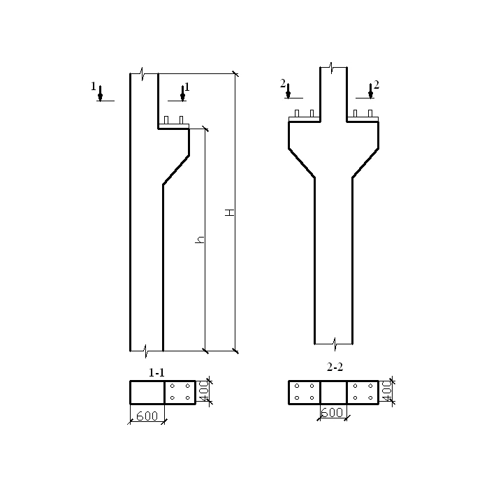 Колонна железобетонная 6к 132-1